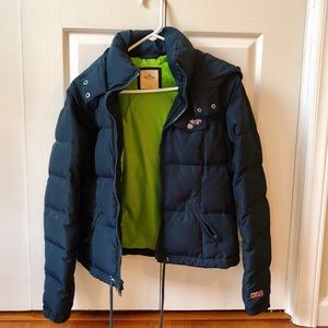 Navy Hollister Puffer Jacket, 🌟Gently used🌟